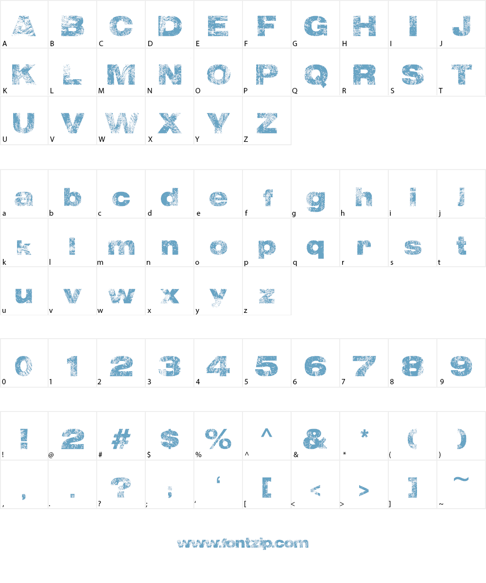 Wall IT - LJ-Design Studios Font Character